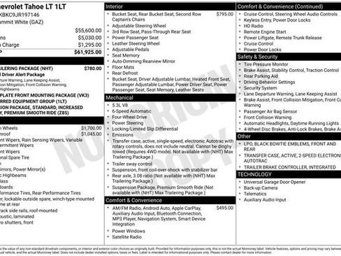 Used 2018 Chevrolet Tahoe LT w/ Max Trailering Package image 6