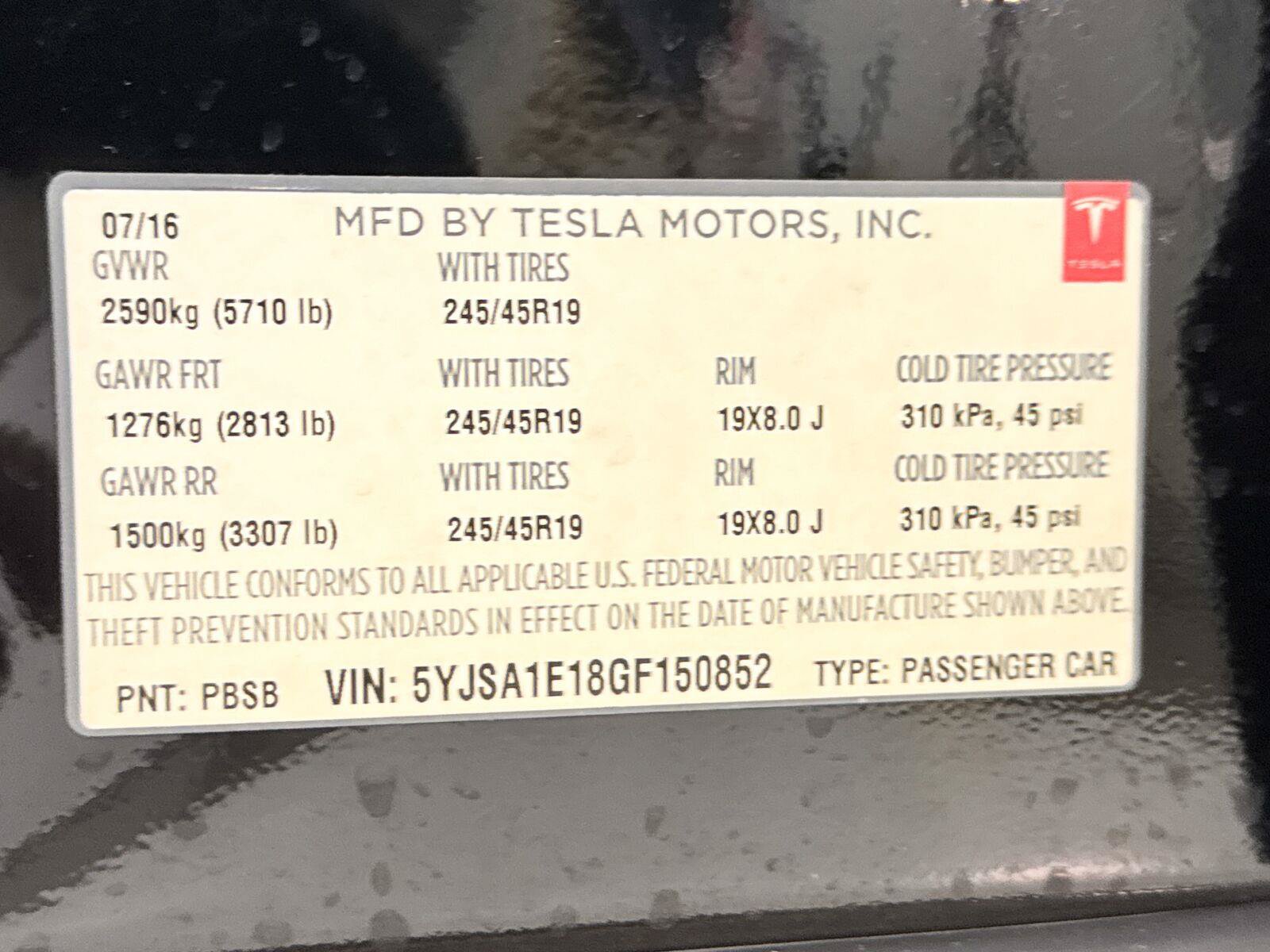 Used 2016 Tesla Model S 70 RWD image 36