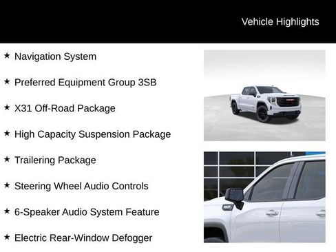 New 2026 GMC Sierra 1500 Elevation w/ X31 Off-Road Package image 8