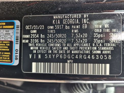 Used 2024 Kia Telluride S w/ S Sunroof Package AWD/4WD image 26