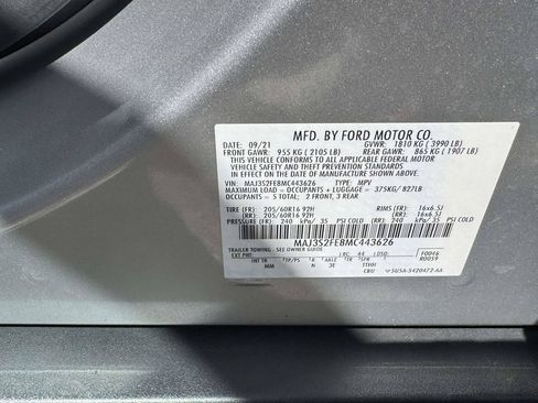 Used 2021 Ford EcoSport S FWD image 23