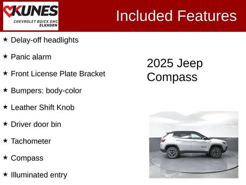 Used 2025 Jeep Compass Trailhawk AWD/4WD image 3