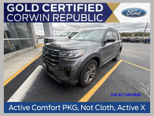 Used 2025 Ford Explorer Active w/ Active Comfort Package AWD/4WD 360° Tour