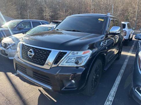 Used 2019 Nissan Armada Platinum w/ Captain's Chairs Package image 3