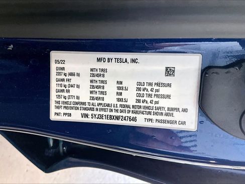Used 2022 Tesla Model 3 Long Range image 33
