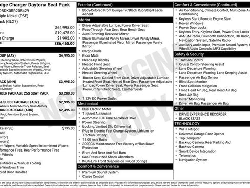 Used 2024 Dodge Charger Daytona Scat Pack w/ Plus Group AWD/4WD image 2