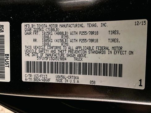 Used 2016 Toyota Tundra SR5 image 34