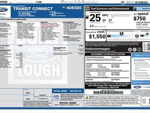 Used 2019 Ford Transit Connect XLT FWD image 4
