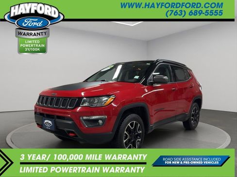 Used 2021 Jeep Compass Trailhawk AWD/4WD image 1