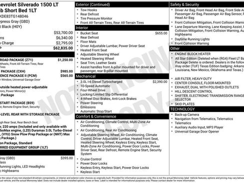New 2026 Chevrolet Silverado 1500 LT w/ Z71 Off-Road Package AWD/4WD image 3