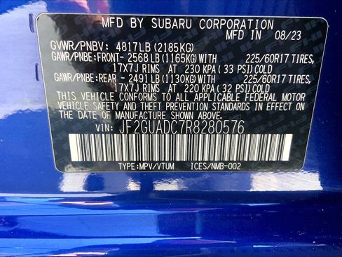 Certified 2024 Subaru Crosstrek 2.0i Premium AWD/4WD image 34
