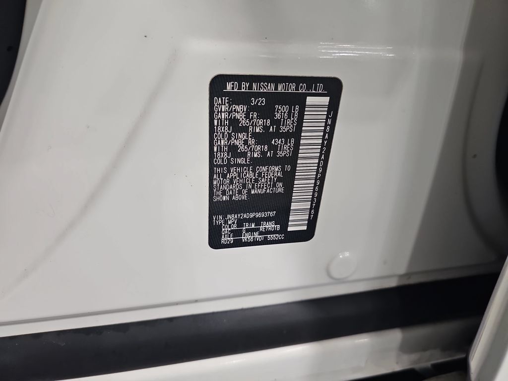 Used 2023 Nissan Armada SV w/ Cargo Package AWD/4WD image 35