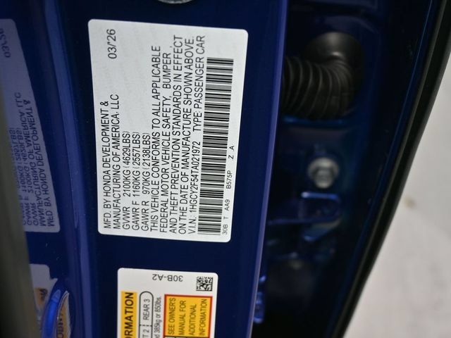 New 2026 Honda Accord Sport image 21