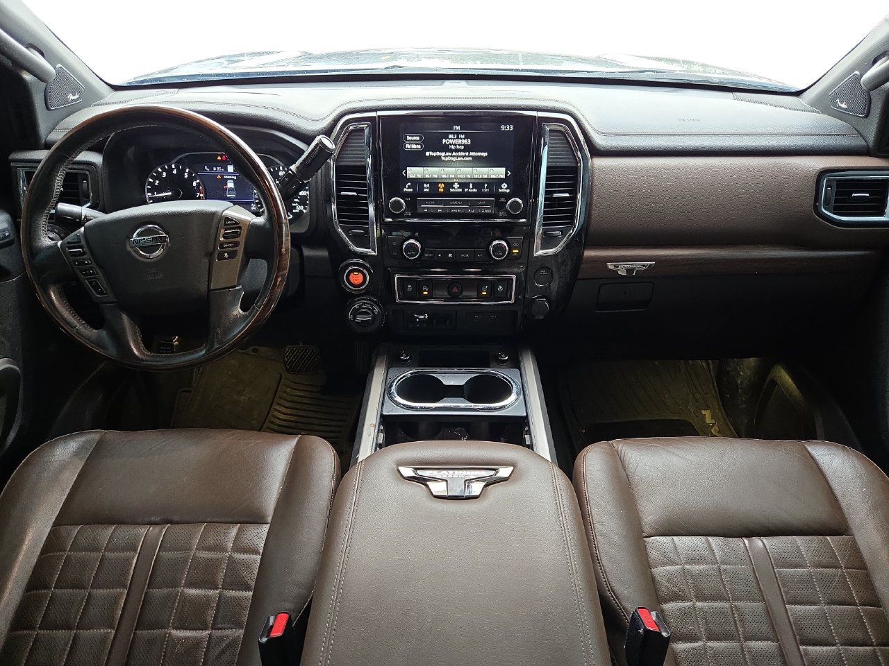 Used 2021 Nissan Titan Platinum Reserve w/ Moonroof Package AWD/4WD image 9