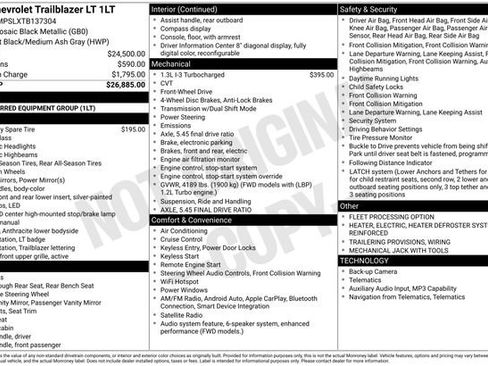 Used 2026 Chevrolet TrailBlazer LT FWD image 2