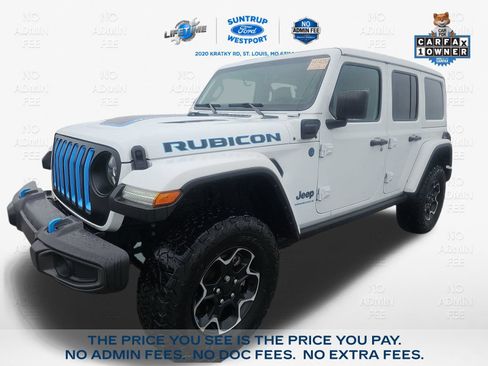 Used 2023 Jeep Wrangler Unlimited Rubicon 4xe w/ Cold Weather Group AWD/4WD image 1