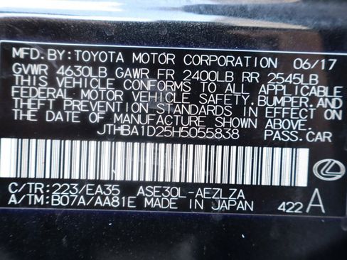Used 2017 Lexus IS 200t F Sport w/ F Sport Package RWD image 33