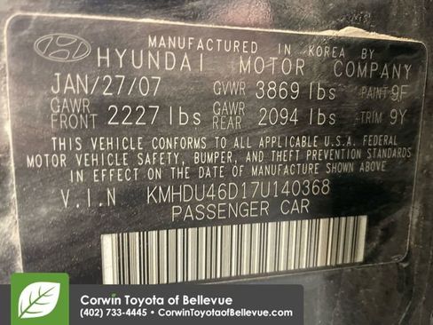 Used 2007 Hyundai Elantra GLS image 23