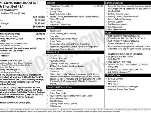 Used 2022 GMC Sierra 1500 SLT w/ SLT Premium Package AWD/4WD image 5