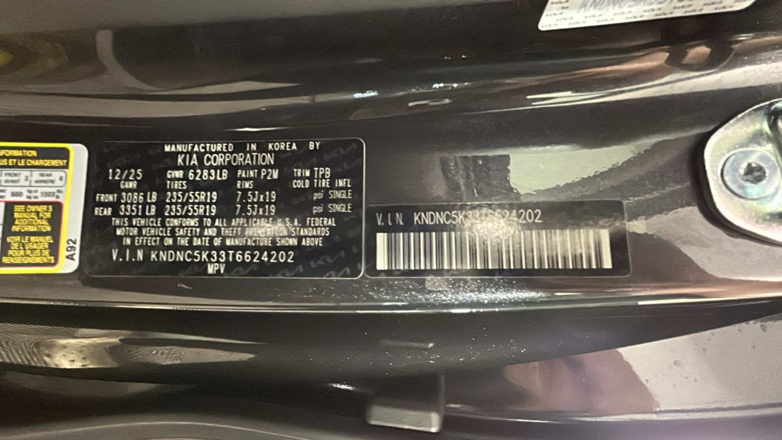 Used 2026 Kia Carnival EX FWD image 11