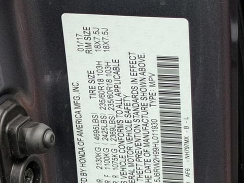 Used 2017 Honda CR-V Touring image 29