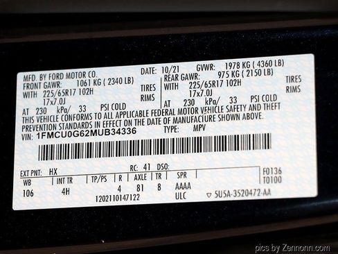 Used 2021 Ford Escape SE w/ Convenience Package image 30