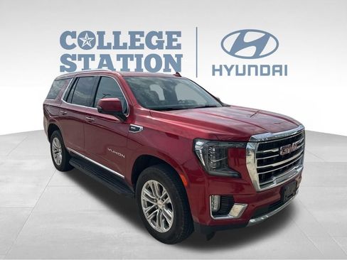 Used 2021 GMC Yukon SLT w/ SLT Premium Package RWD image 3