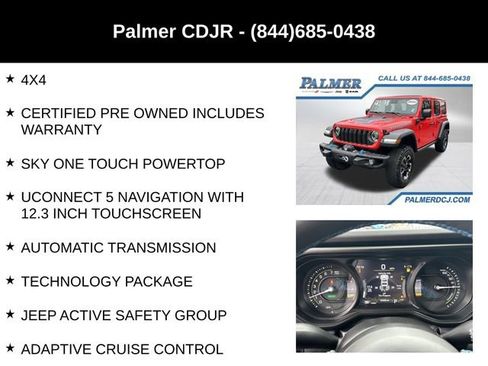 Used 2024 Jeep Wrangler Unlimited Rubicon 4xe w/ Capability Package image 6