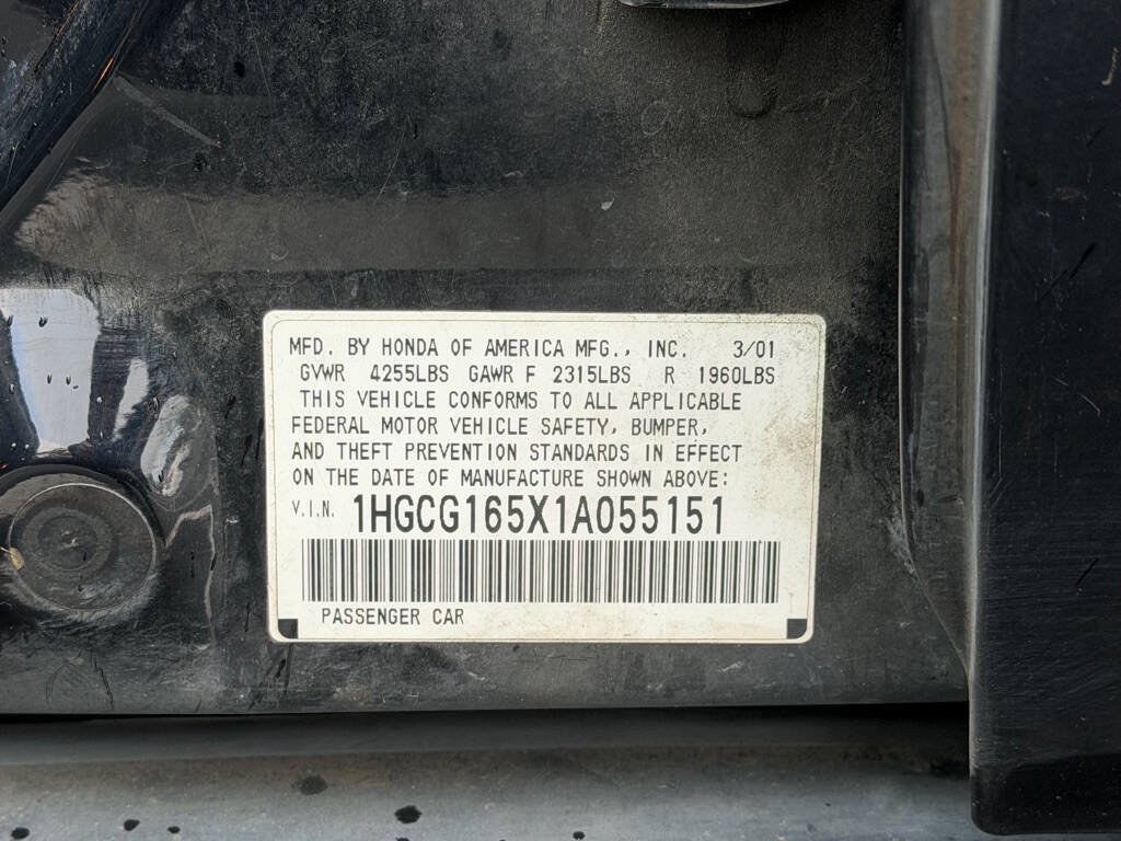Used 2001 Honda Accord EX image 16