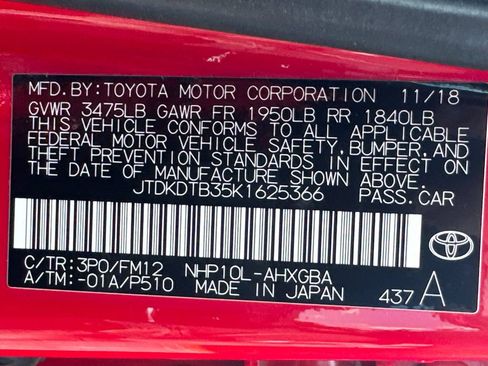 Used 2019 Toyota Prius C FWD image 30