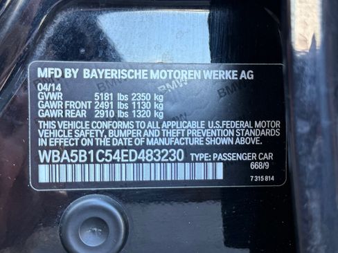 Used 2014 BMW 535i Sedan RWD image 34