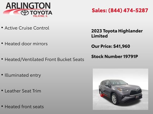Used 2023 Toyota Highlander Limited image 12