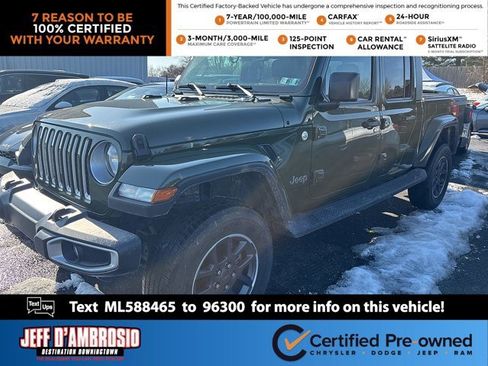 Certified 2021 Jeep Gladiator Overland w/ Popular Equipment Package image 1