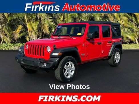 Used 2018 Jeep Wrangler Unlimited Sport S AWD/4WD image 1