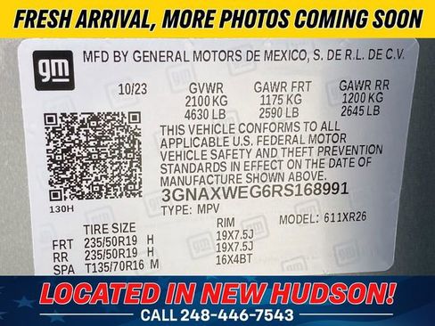 Used 2024 Chevrolet Equinox RS w/ RS Leather Package AWD/4WD image 33