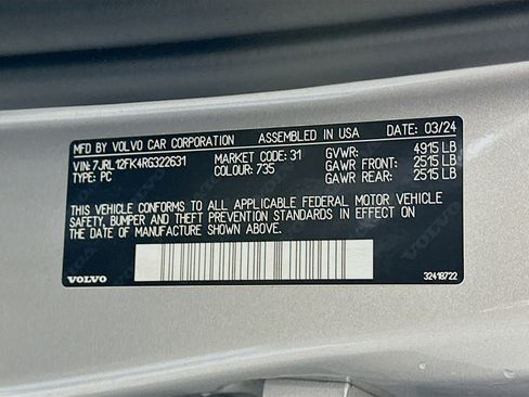 Used 2024 Volvo S60 B5 Core image 12