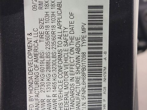 Certified 2023 Honda Odyssey EX-L image 34