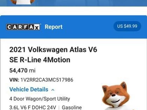 Used 2021 Volkswagen Atlas SE w/ Panoramic Sunroof Package AWD/4WD image 7