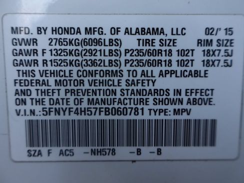 Used 2015 Honda Pilot EX-L image 47