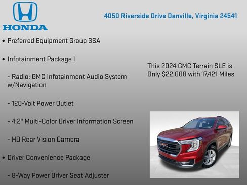 Used 2024 GMC Terrain SLE w/ Driver Convenience Package image 7