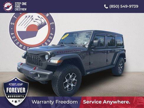 Used 2021 Jeep Wrangler Unlimited Rubicon w/ Cold Weather Group AWD/4WD image 1