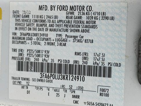 Used 2019 Ford Fusion SE FWD image 37