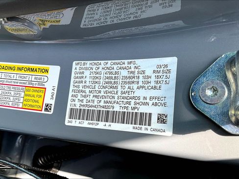 New 2026 Honda CR-V EX image 22