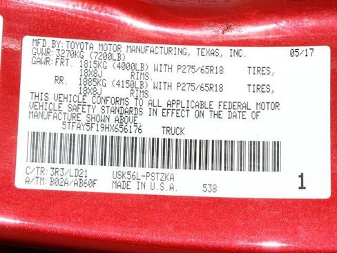 Used 2017 Toyota Tundra 1794 Edition w/ TRD Off Road Package AWD/4WD image 42