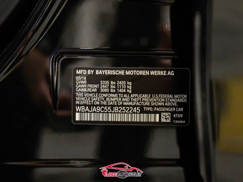 Used 2018 BMW 530e w/ Premium Package 2 image 55