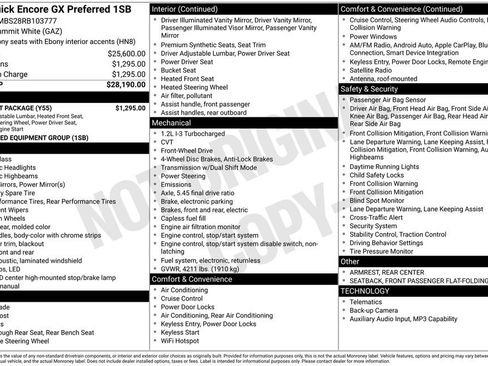 Certified 2024 Buick Encore GX Preferred w/ Comfort Package FWD image 9