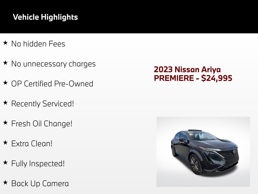 Used 2023 Nissan Ariya FWD image 64