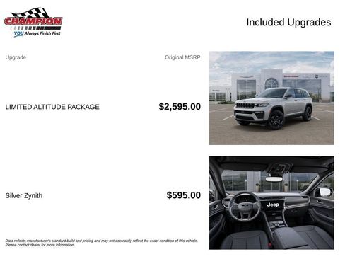 New 2026 Jeep Grand Cherokee Limited w/ Limited Altitude Package AWD/4WD image 6