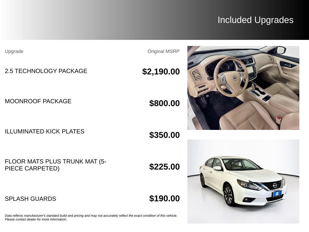 Used 2017 Nissan Altima 2.5 SL w/ 2.5 Technology Package FWD image 5