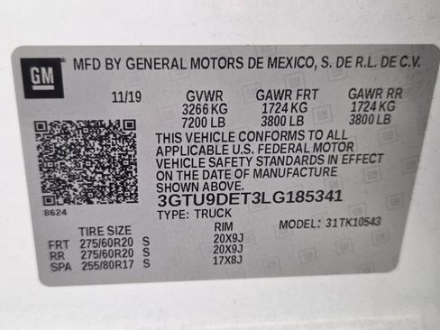Used 2020 GMC Sierra 1500 SLT w/ SLT Premium Package AWD/4WD image 33